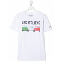 Mc2 Saint Barth Kids Camiseta com estampa Les Italiens - Branco
