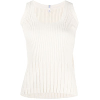 McQ Swallow Regata de tricô canelada - Neutro