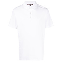Michael Kors Collection Camisa polo com logo no busto - Branco