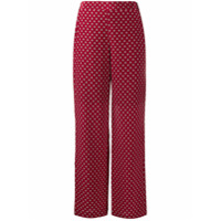 Michael Michael Kors Calça com estampa geométrica - Vermelho