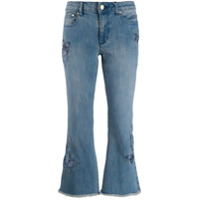 Michael Michael Kors Calça jeans cropped - Azul