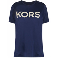 Michael Michael Kors Camiseta com estampa de logo - Azul