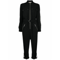 Michael Michael Kors cropped zip jumpsuit - Preto