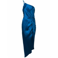 Michelle Mason Vestido com detalhe de nó - Azul