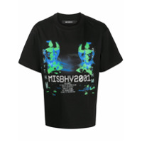 MISBHV Camiseta de algodão com estampa gráfica - Preto