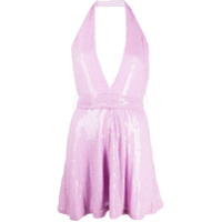 Misha Collection Vestido com aplicação de paetês - Roxo