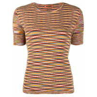 Missoni Blusa decote careca de tricô - Amarelo