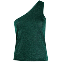 Missoni Blusa ombro único com efeito de brilho - Verde