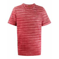Missoni Camiseta de tricô listrada - Vermelho