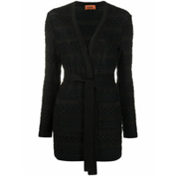 Missoni Cardigan texturizado de tricô - Preto