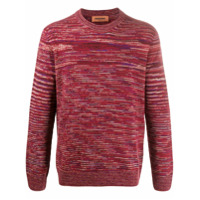 Missoni striped cashmere pullover - Vermelho