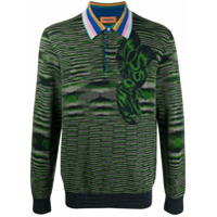 Missoni Suéter polo com padronagem floral - Verde
