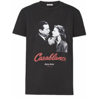 Miu Miu Camiseta Casablanca de jérsei - Preto
