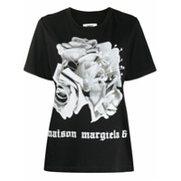 MM6 Maison Margiela Camiseta com estampa - Preto