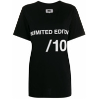 MM6 Maison Margiela Camiseta com estampa Unlimited Edition - Preto