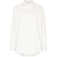 MM6 Maison Margiela oversize button-up shirt - 101 OFF WHITE