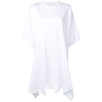 MM6 Maison Margiela Vestido t-shirt oversized - Branco
