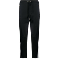 Moncler Calça esportiva com listras na lateral - Preto