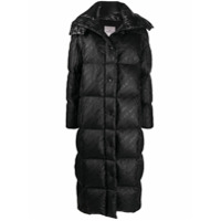 Moncler Casaco matelassÃª Parnaiba com logo - Preto