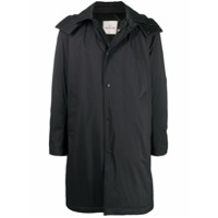 Moncler Casaco matelassê com abotoamento simples - Preto