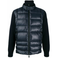 Moncler Grenoble Jaqueta matelassÃª com zÃ­per - Azul