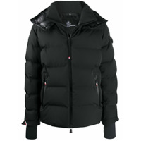 Moncler Grenoble Jaqueta matelassê com capuz - Preto