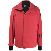 Moncler Grenoble zip-up padded jacket - Vermelho