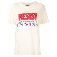 Monogram Camiseta Resist Persist Insist - Neutro