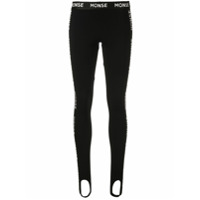 Monse Legging com acabamento de logo - Preto