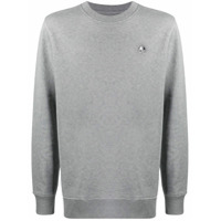 Moose Knuckles logo long-sleeved sweatshirt - Cinza