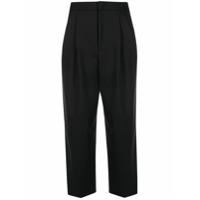 Moschino Calça de alfaiataria cropped - Preto