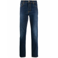 Moschino Calça jeans slim Double Question Mark - Azul