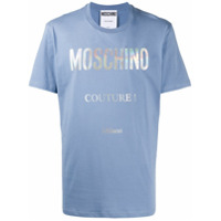 Moschino Camiseta com estampa de logo - Azul