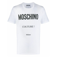 Moschino Camiseta com estampa de logo - Branco