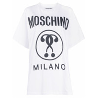 Moschino Camiseta com estampa de logo - Branco