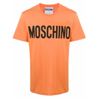 Moschino Camiseta com estampa de logo - Laranja