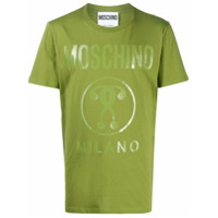 Moschino Camiseta com estampa de logo Milano - Verde