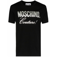 Moschino Camiseta com estampa de logo - Preto