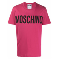 Moschino Camiseta com estampa de logo - Rosa