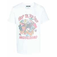 Moschino Camiseta com estampa gráfica - Branco