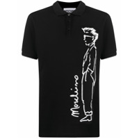 Moschino Camiseta com estampa Moschino Uomo - Preto