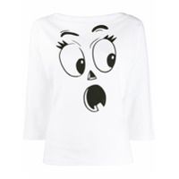 Moschino Camiseta com estampa Pumpkin Face - Branco