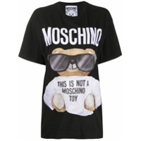 Moschino Camiseta com estampa Teddy Bear - Preto
