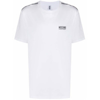 Moschino Camiseta de algodão com logo - Branco