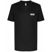 Moschino Camiseta de algodão com logo - Preto