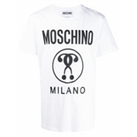 Moschino Camiseta Milano com estampa de logo - Branco