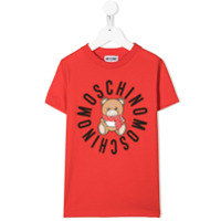 Moschino Kids Camiseta com estampa Teddy Bear - Vermelho