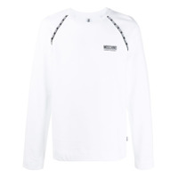 Moschino logo-print long-sleeve sweatshirt - Branco
