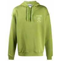 Moschino Moletom com estampa de logo Milano - Verde