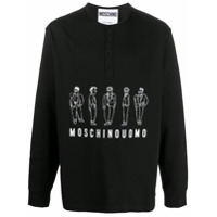 Moschino Moletom com estampa Moschino Uomo - Preto